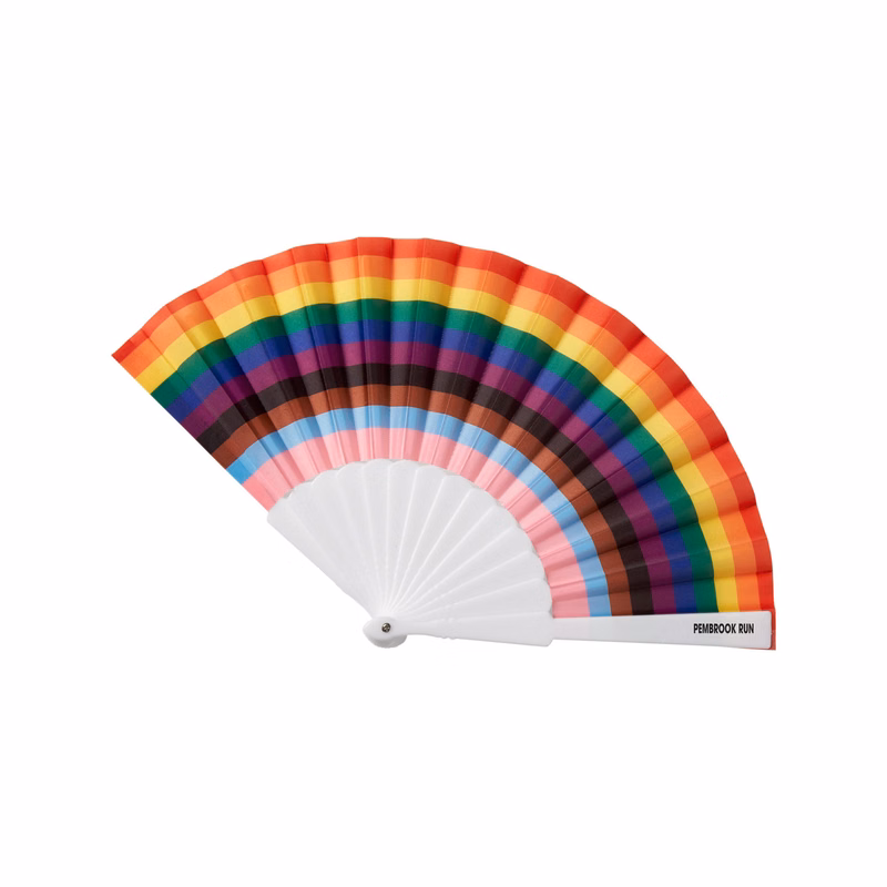 Rainbow Pride LGBTQ+ Folding Handheld Fan
