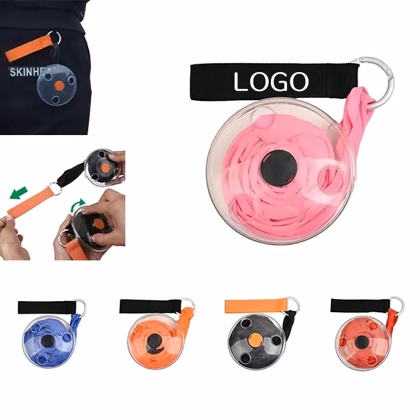 Disc-Shaped Foldable Shopping Bag