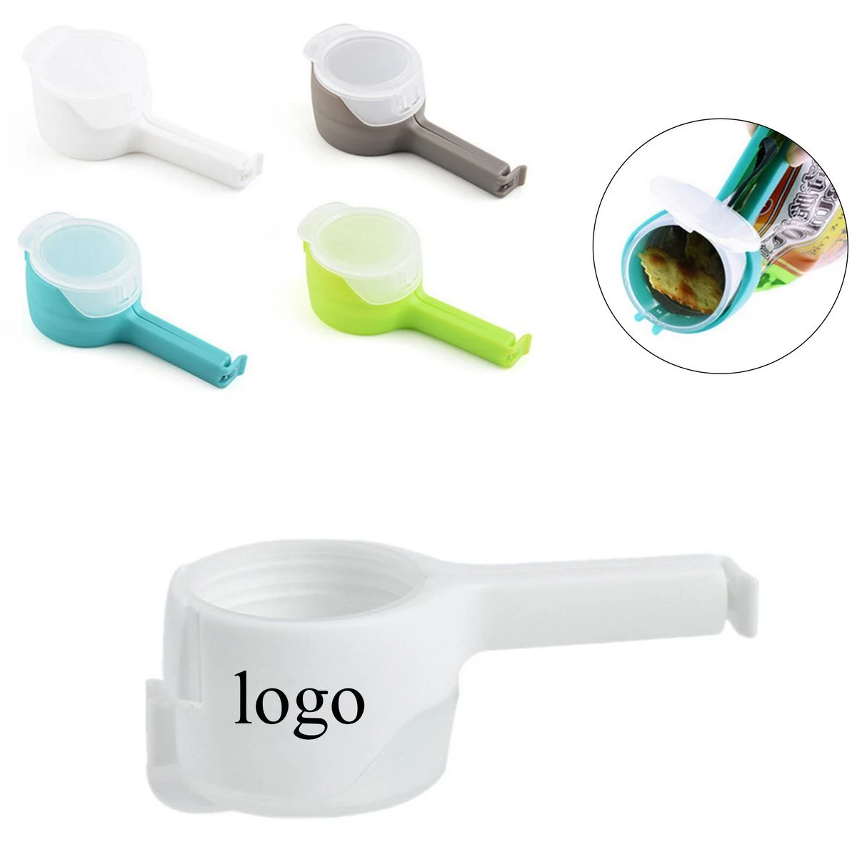 Airtight Bag Clip With Pouring Spout 1