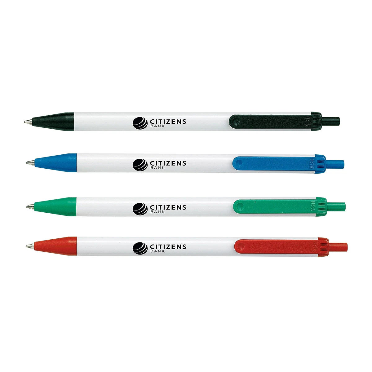 Montgomery Retractable Pen - White Barrel 1