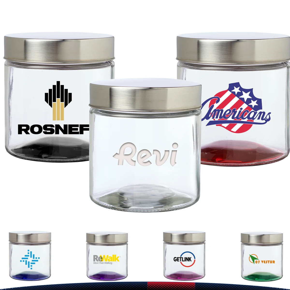 27 oz. Lunk Glass Candy Jars 1