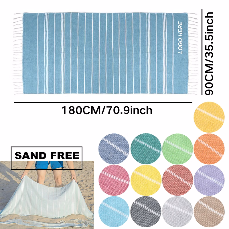 35 1/2" x 71" Turkish Beach Towel