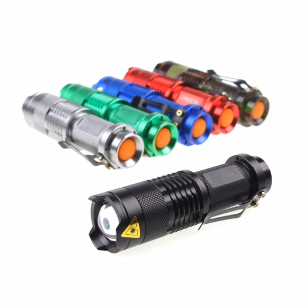 LED Torch Adjustable Flashlight