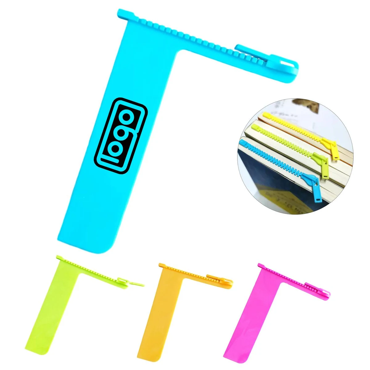 Zippered Shaped Bookmark Holder 1