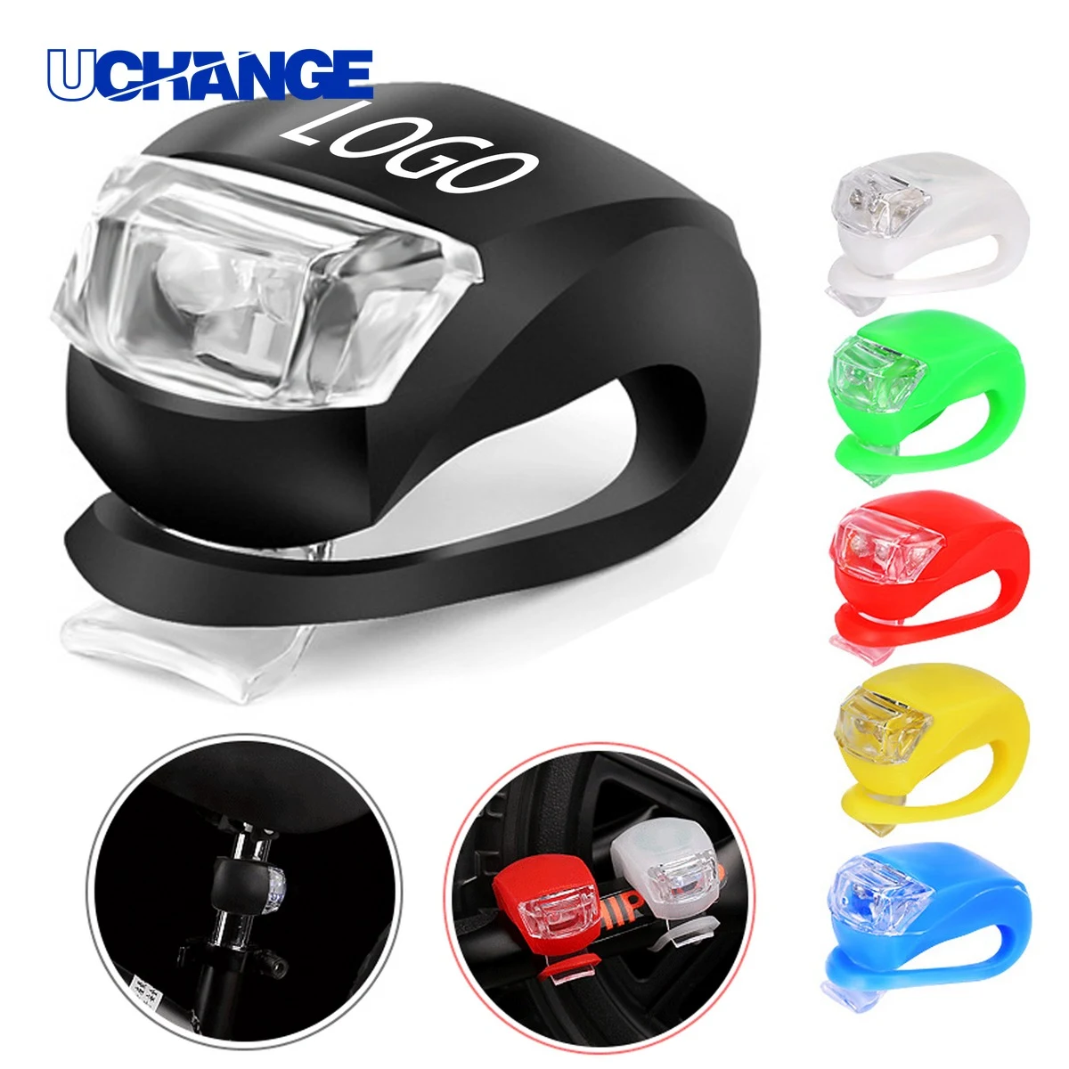 Silicone Safety LED Bike Light 1