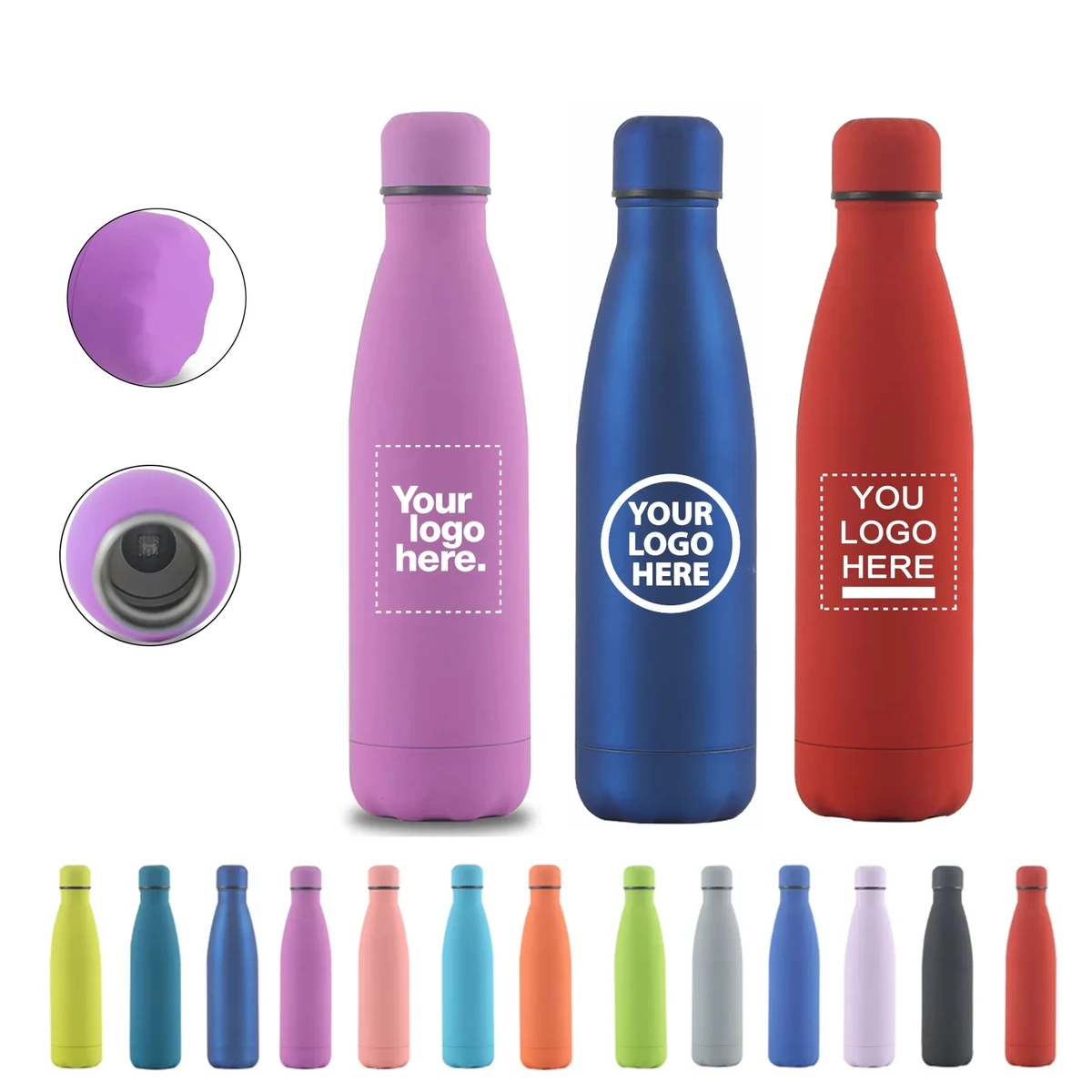 34oz Stainless Steel Water Bottle, custom water bottle with logo imprint 1