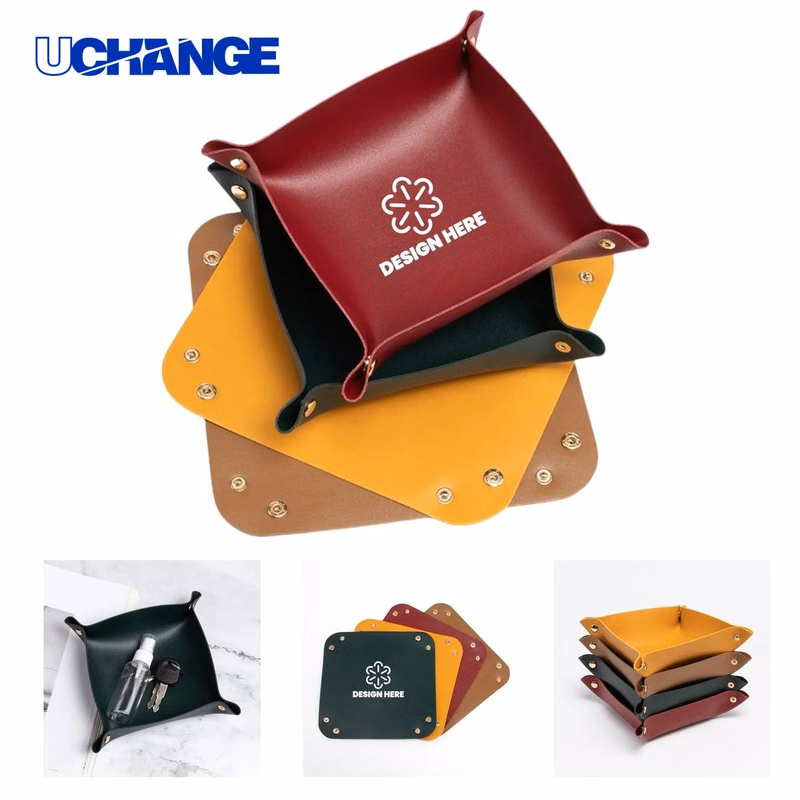 Detachable PU Storage Tray Coaster