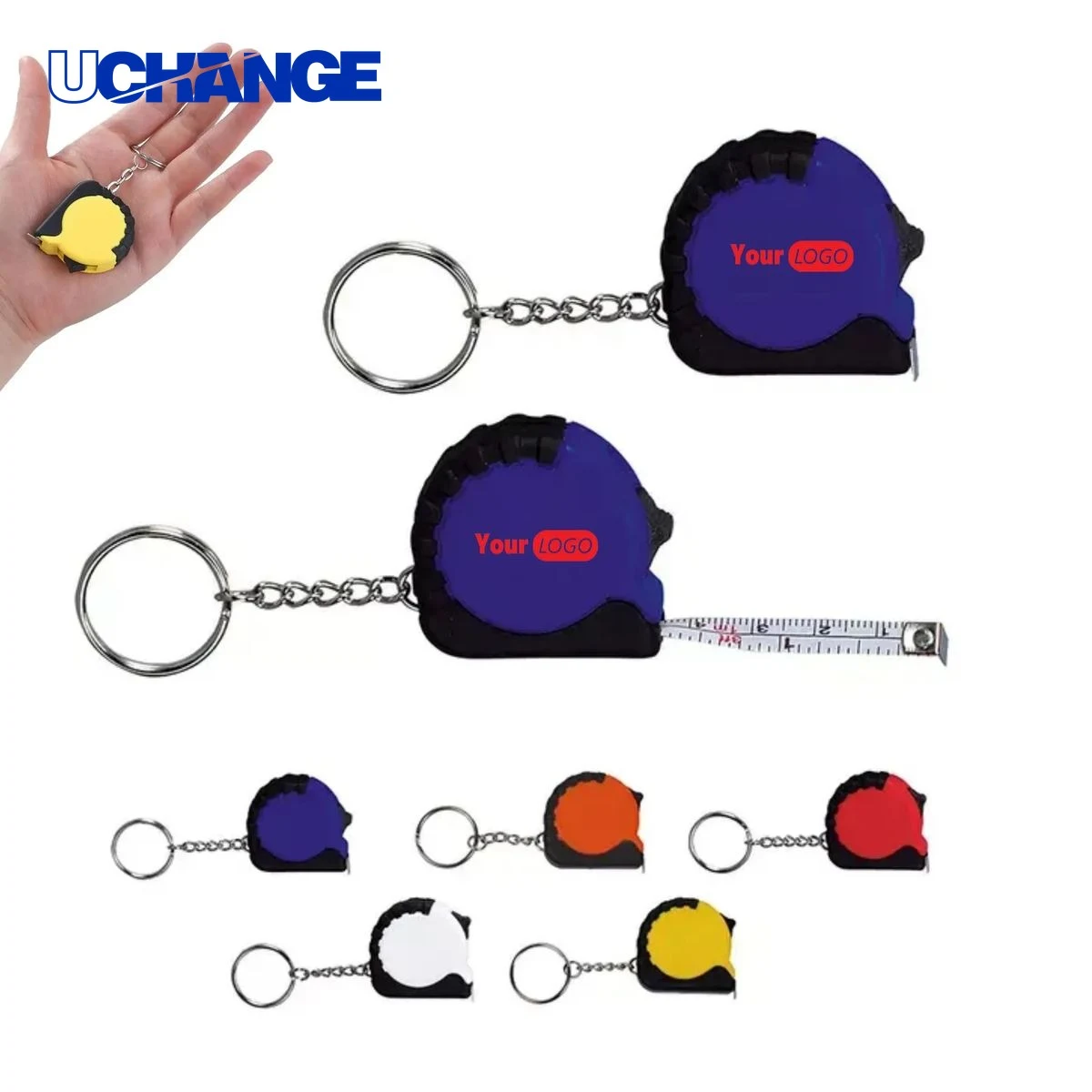 Metal Tape Measure Keychain 1
