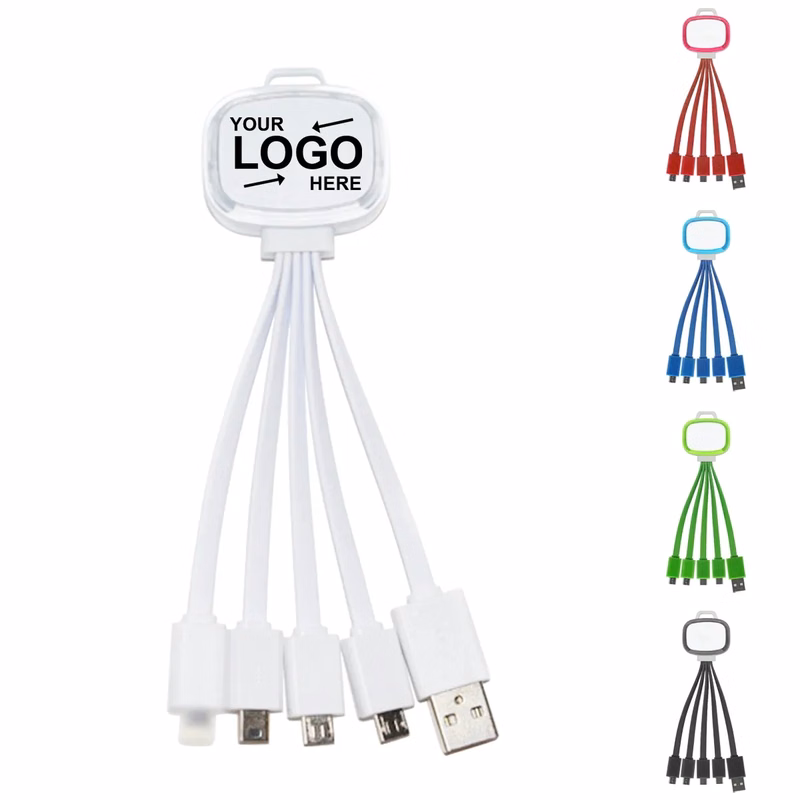5-In-1 Mobile Usb Led Charging Cable