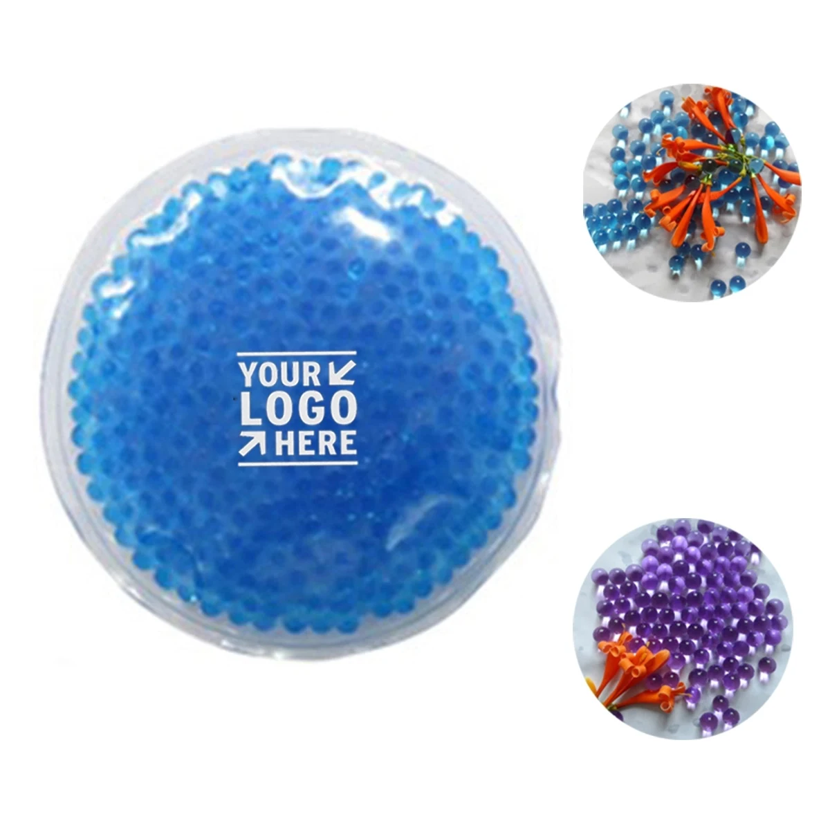 Round Reusable Hot Cold Therapy Pack with Gel Beads 1