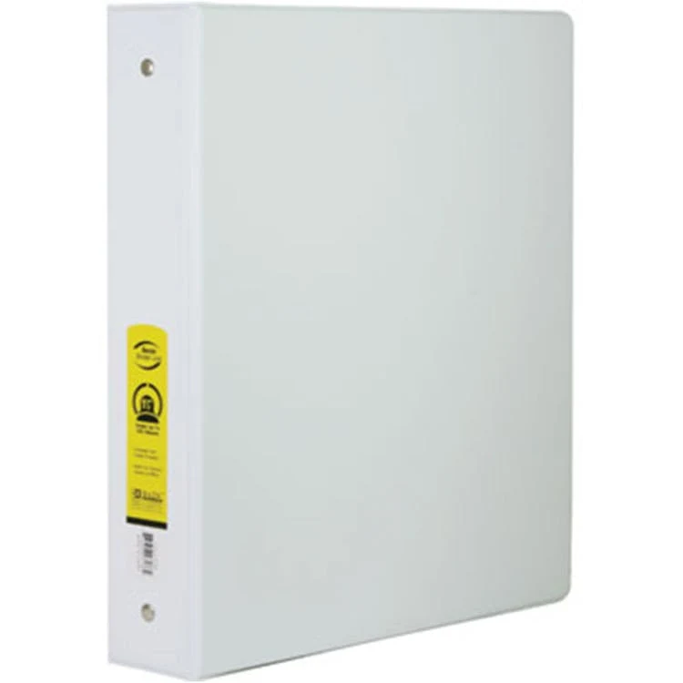 1.5" Binders - White Tear Resistant Cover 2 Pockets 1