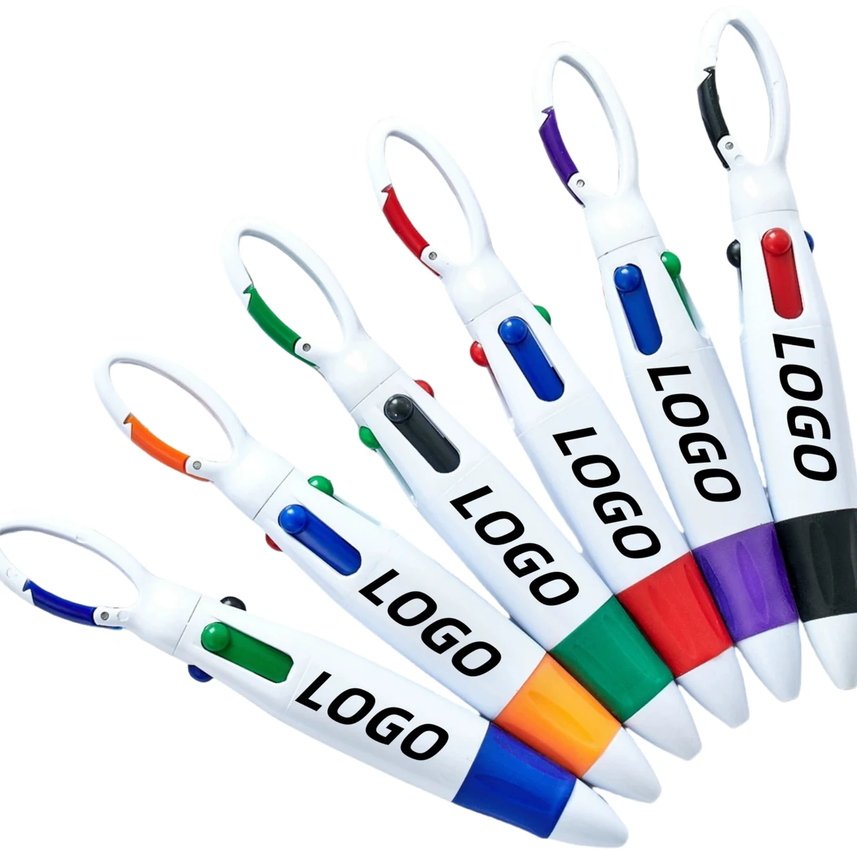 4-Color Mountaineer Buckle Plastic Pen 1