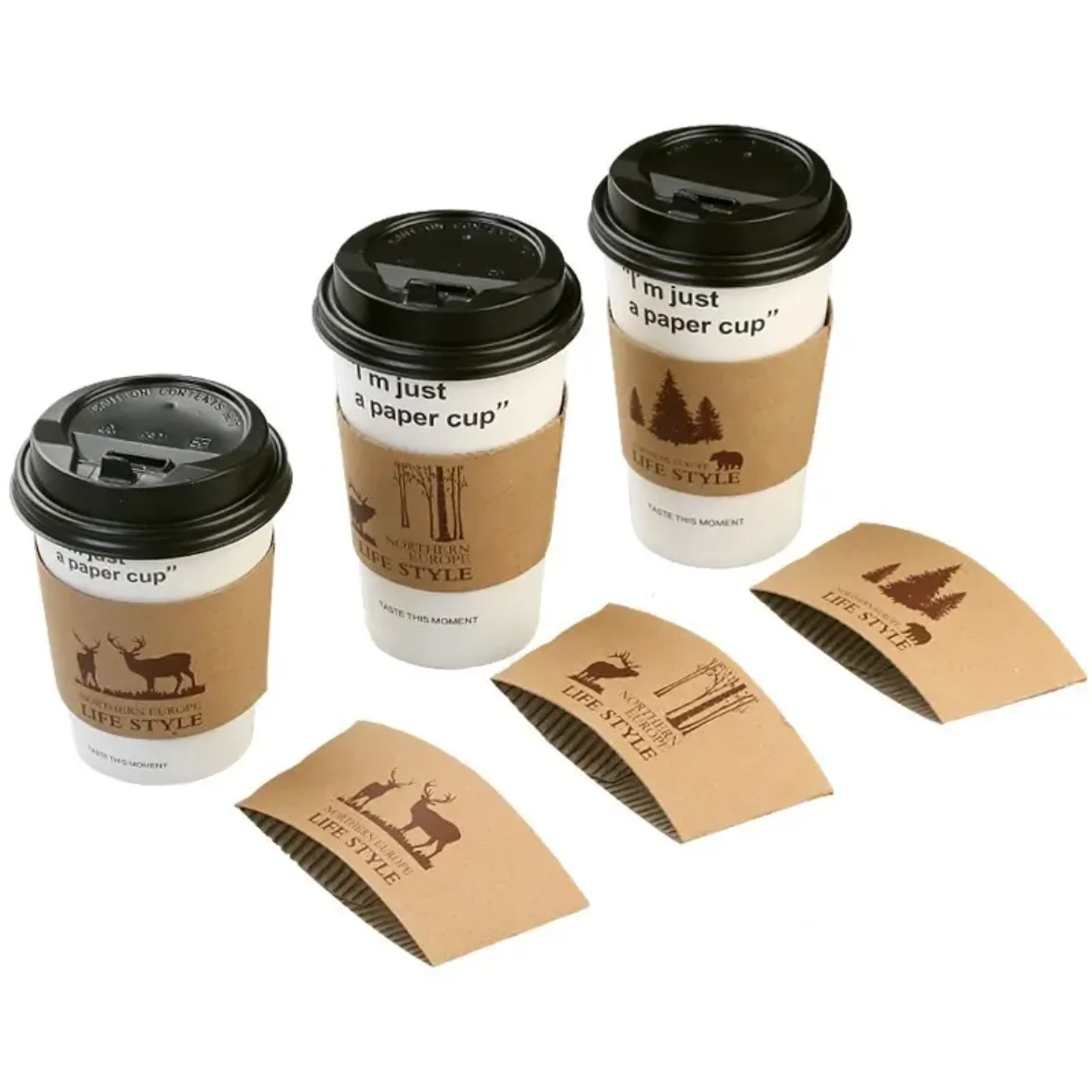 Eco-friendly Kraft Paper Cup Cover 1