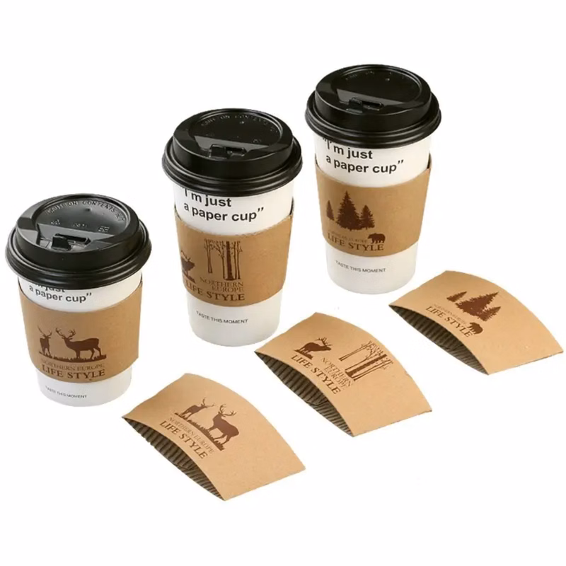 Eco-friendly Kraft Paper Cup Cover