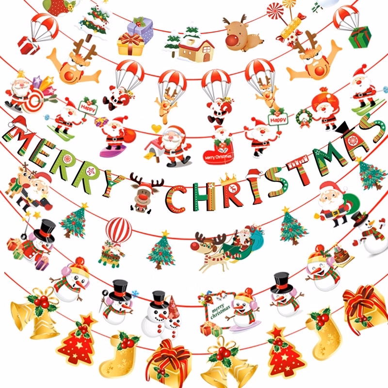 Merry Christmas Paper Banner