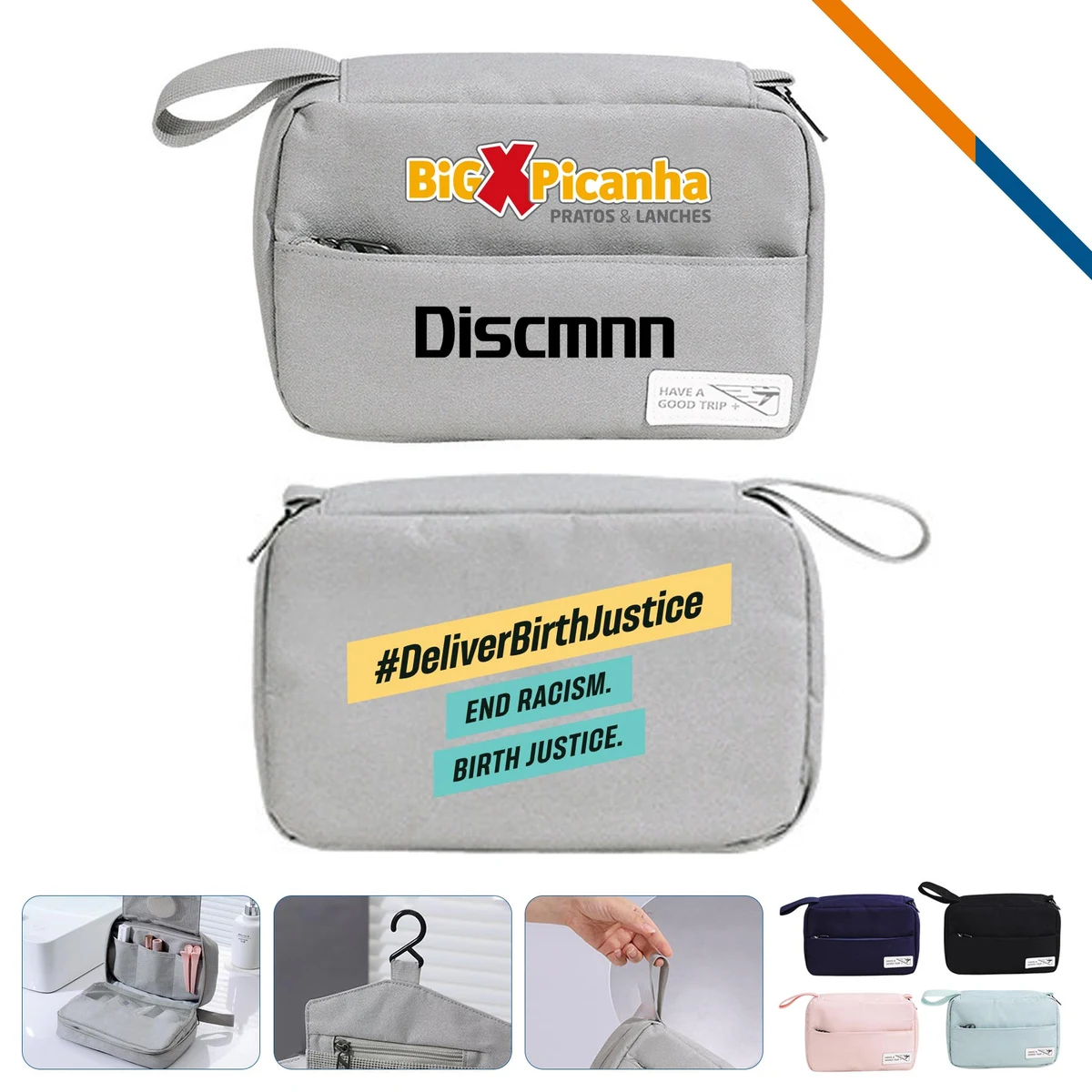 Pakit Foldable Hanging Toiletry Bag 1