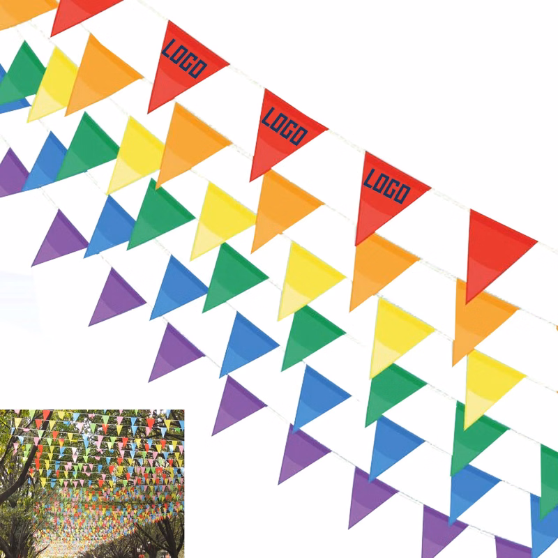 Custom Pennant Flag Strings MOQ120pcs