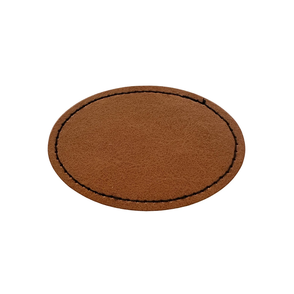 Oval Shaped Leatherette Patch 1