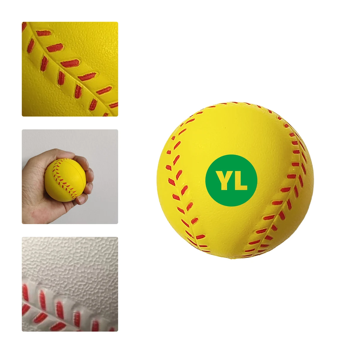 MOQ 50 PU Foam Baseball Stress Ball 1