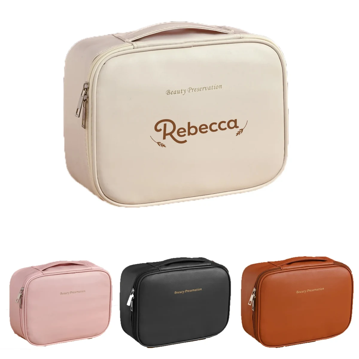 Customized PVC waterproof makeup storage bag 1