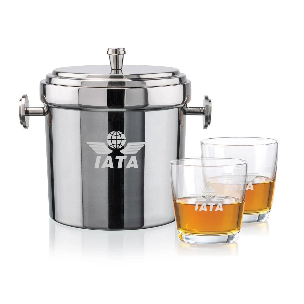 Milano Ice Bucket & Carberry On-the-Rocks Set 1