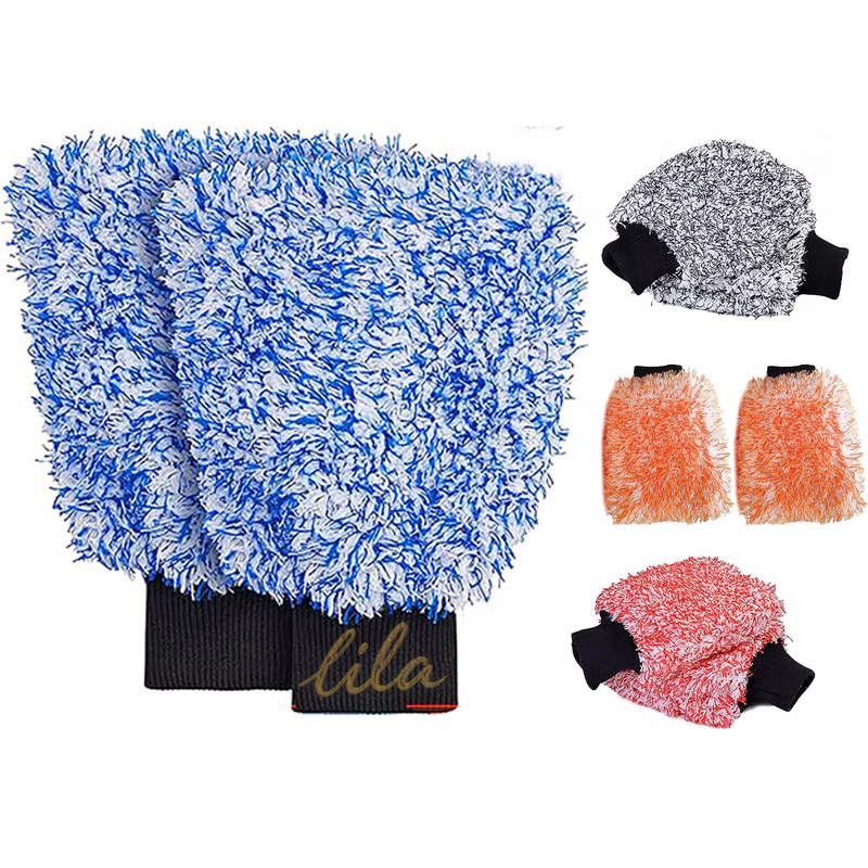 Microfiber Scratch Free Car Wash Gloves