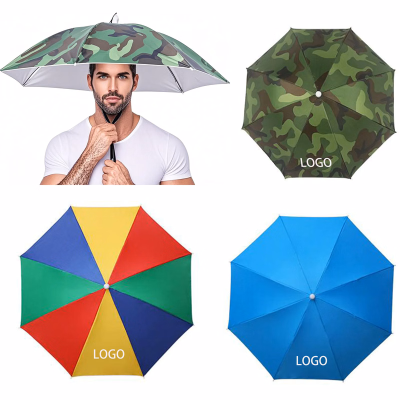 Hands Free Fishing Umbrella Cap Sunhat