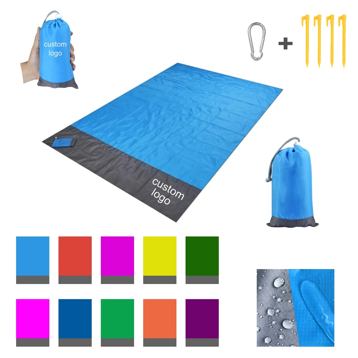 Portable Beach Blanket Picnic Mat 1