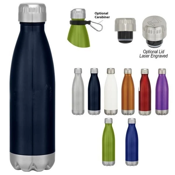 Double Wall Stainless Water Bottle, custom water bottle with logo imprint 1