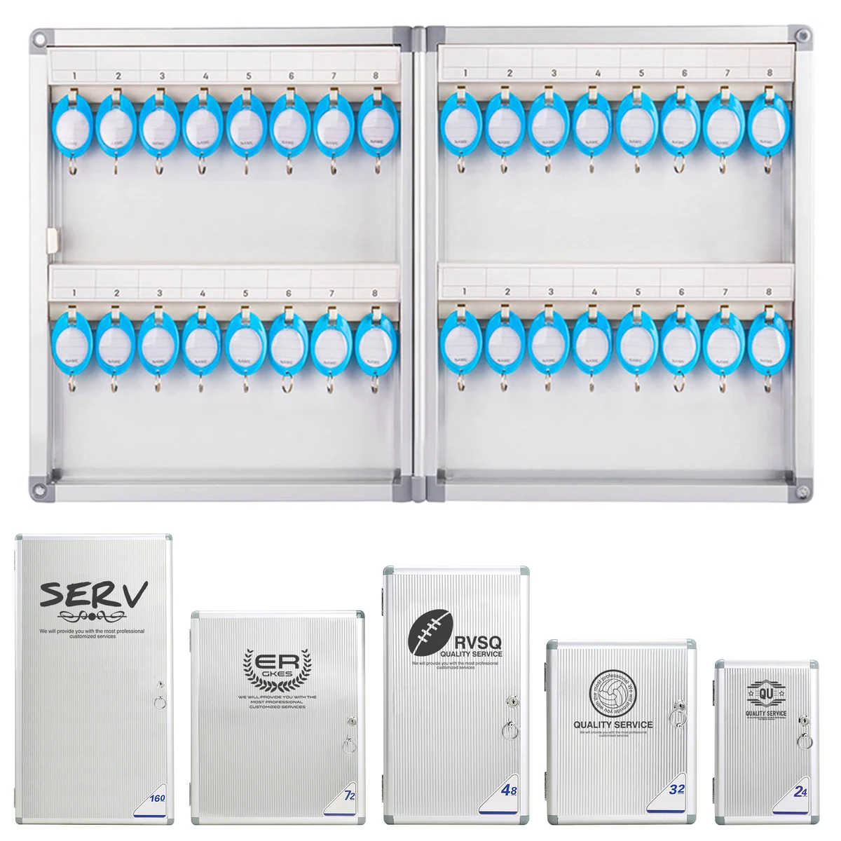 32 Keys Lock Box Wall-Mounted 1