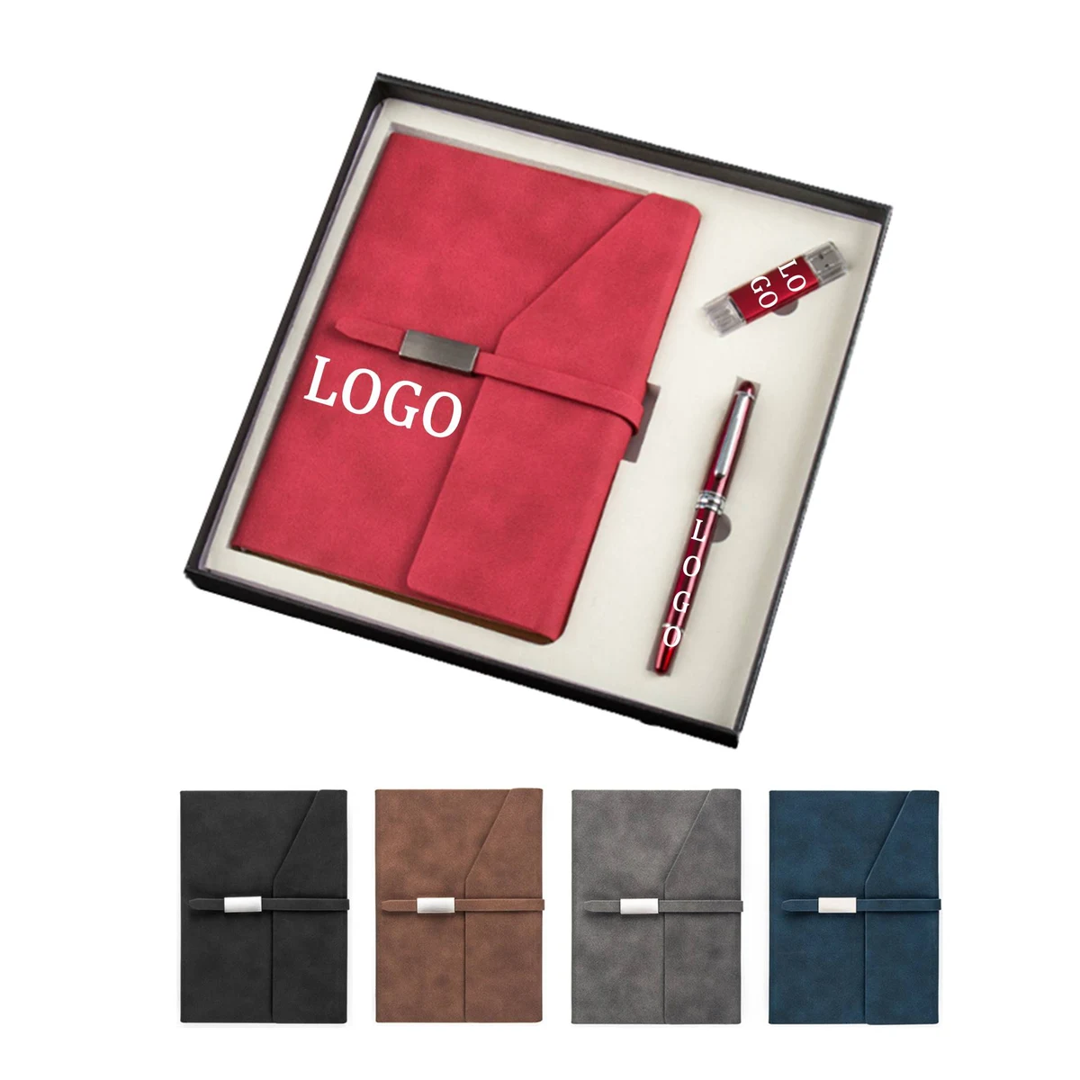 Business Set Journal With Pen And Flash Drive 1