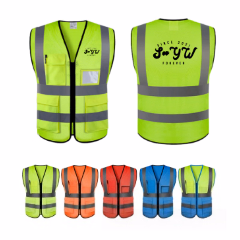 High Visibility Reflective Work Vest