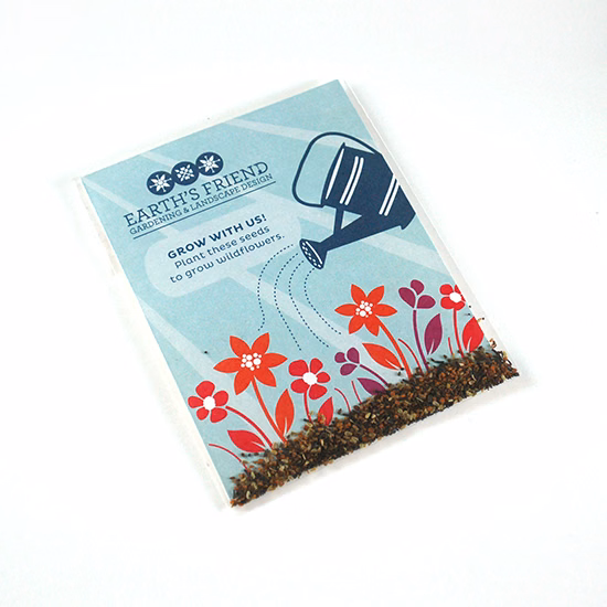 Single Sided Wildflower Seed Packet