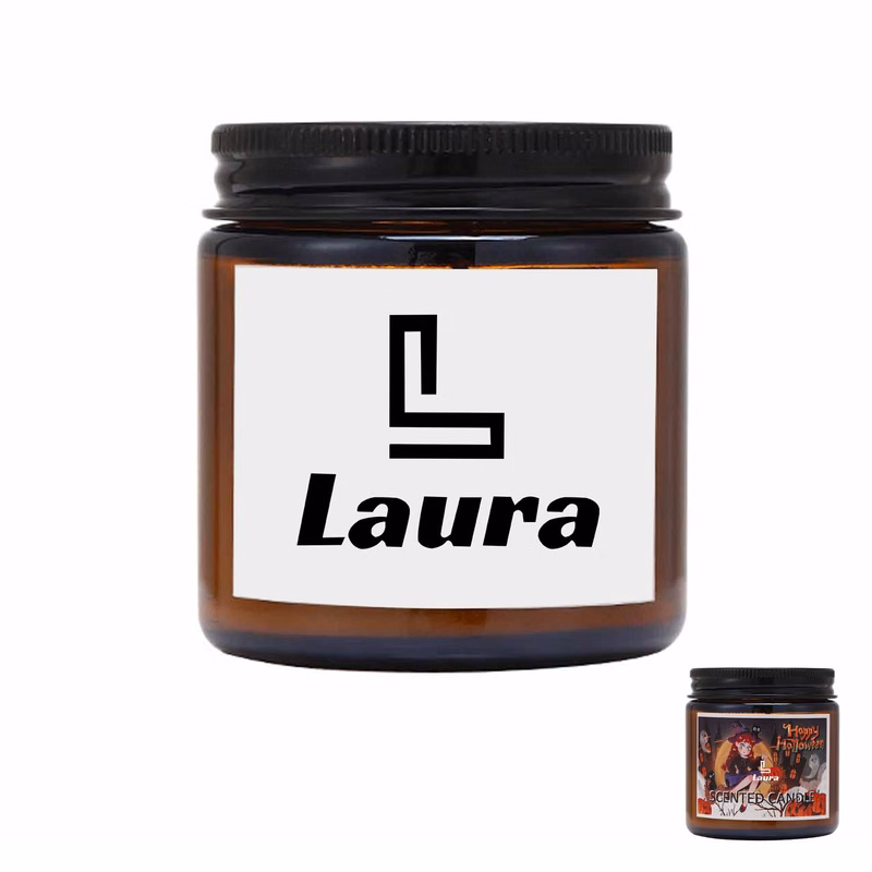 Customizable Halloween scented candle ornaments