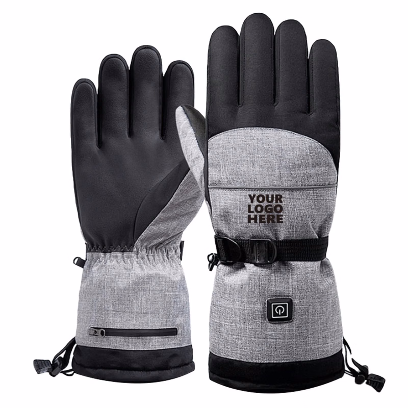 Rechargeable Heated Gloves Touchscreen Waterproof Electric