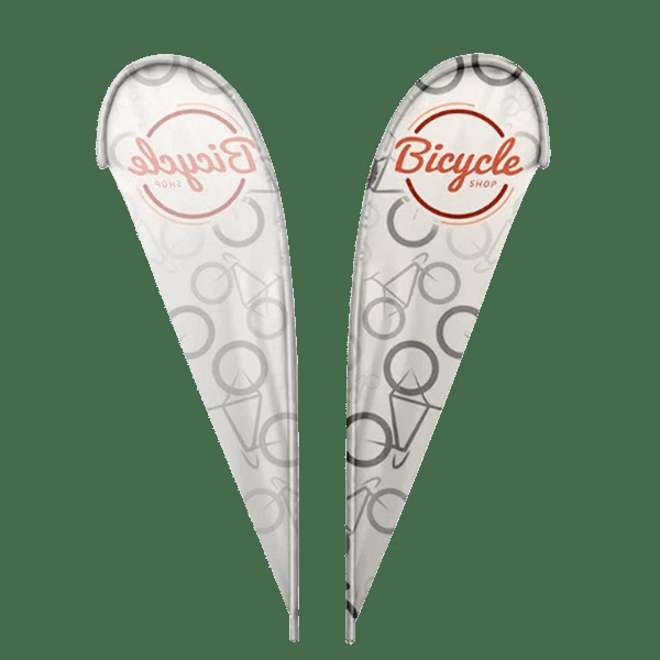IMPORT 15' Single-Sided Teardrop Flag with Ground Spike