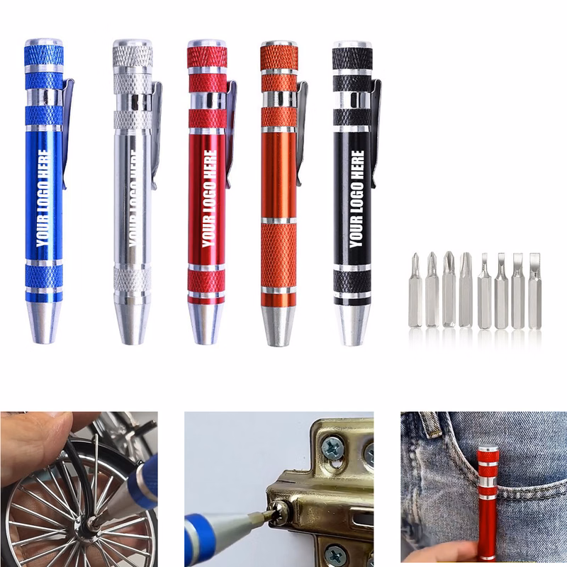 8-in-1 Custom Multitool Screwdriver Pen