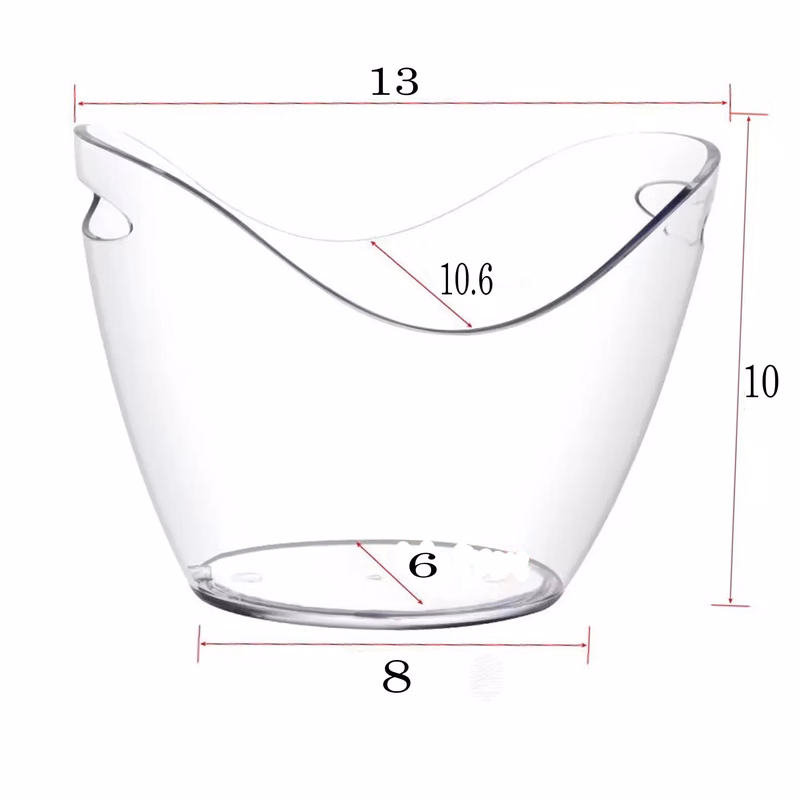 Clear Ice Bucket