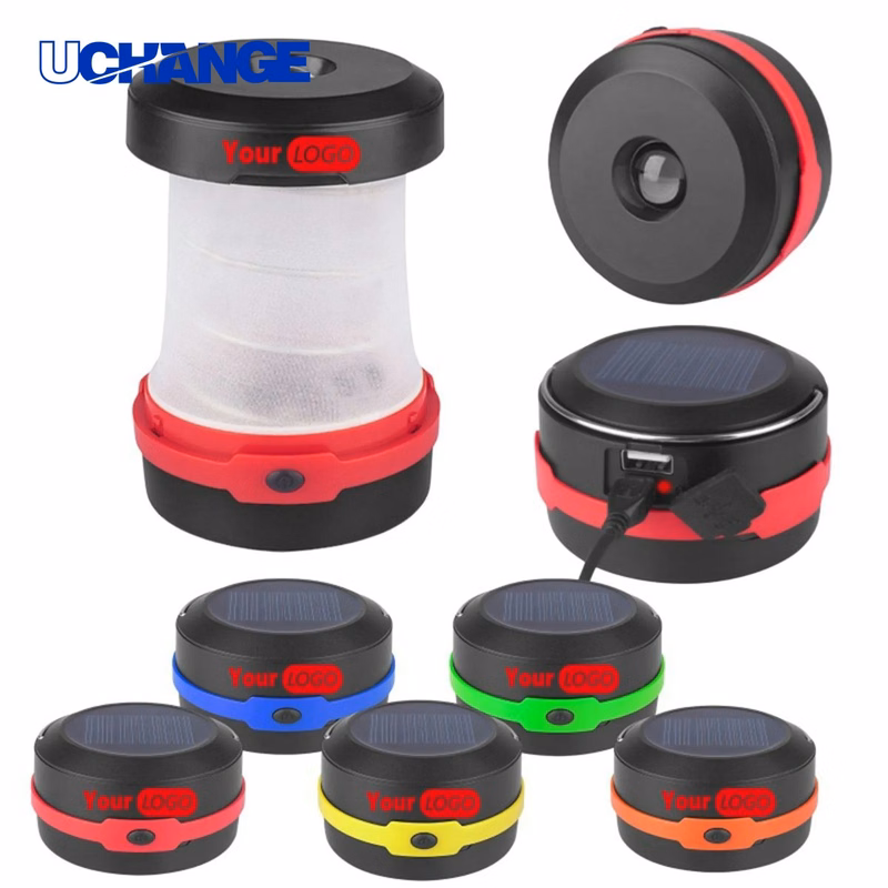 Solar LED Camping Lantern with Phone Charger