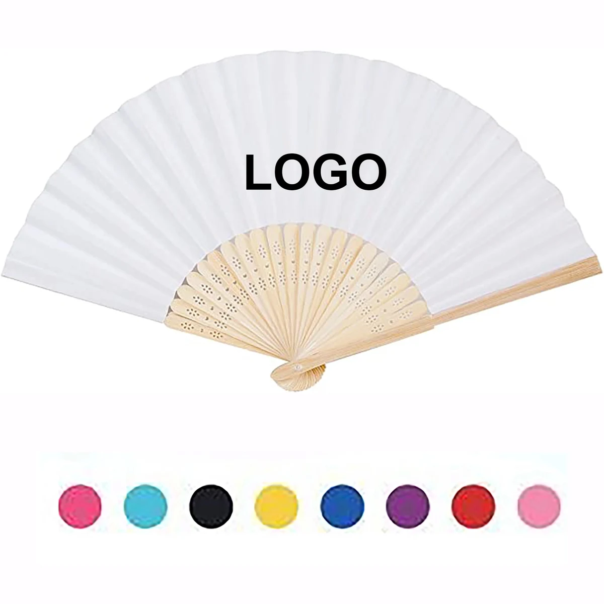 Bamboo Folding Paper Fans 1