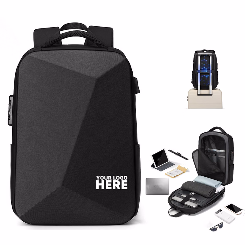 16'' Expandable Anti Theft Hard Shell Backpack

