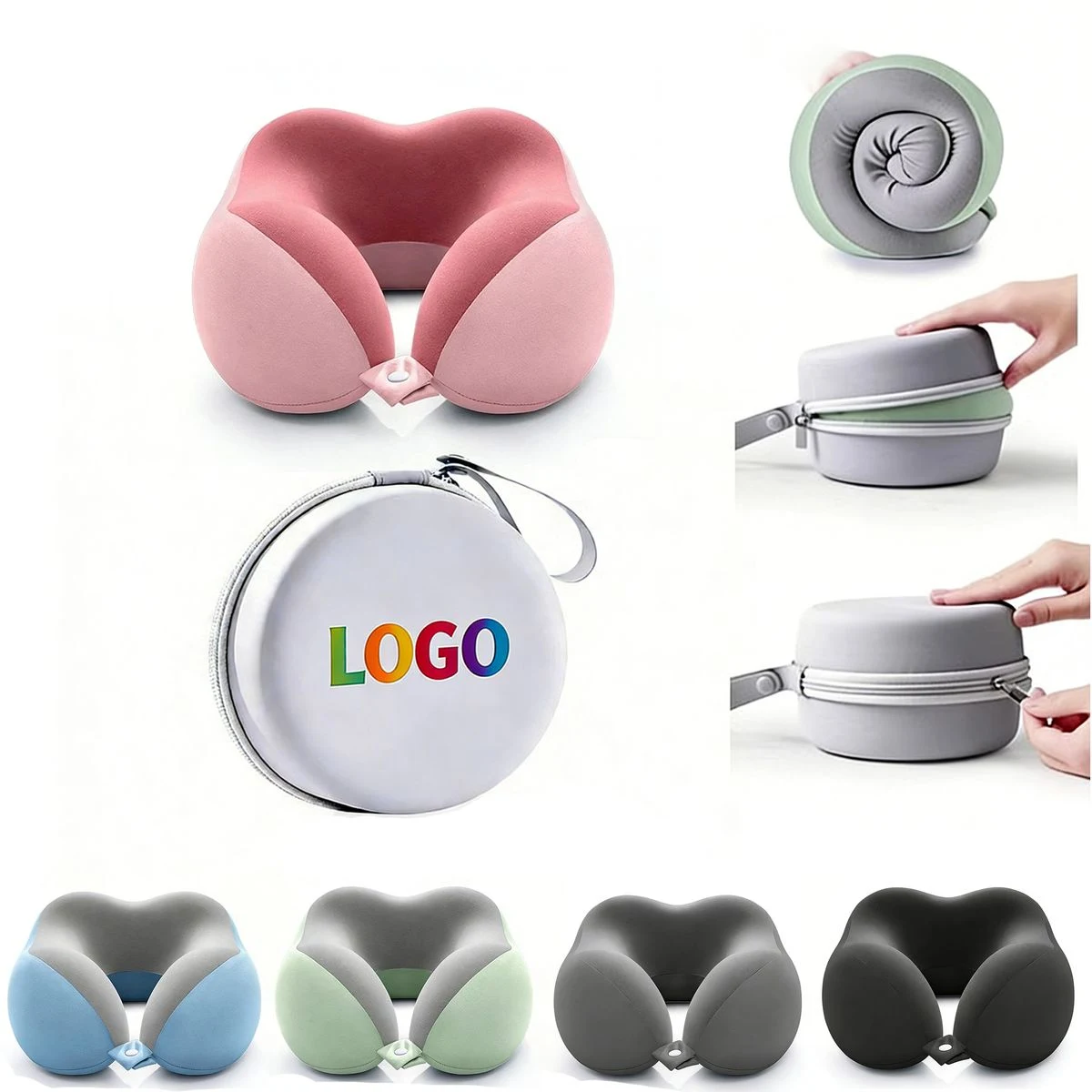 Travel Neck Pillow Memory Foam 1