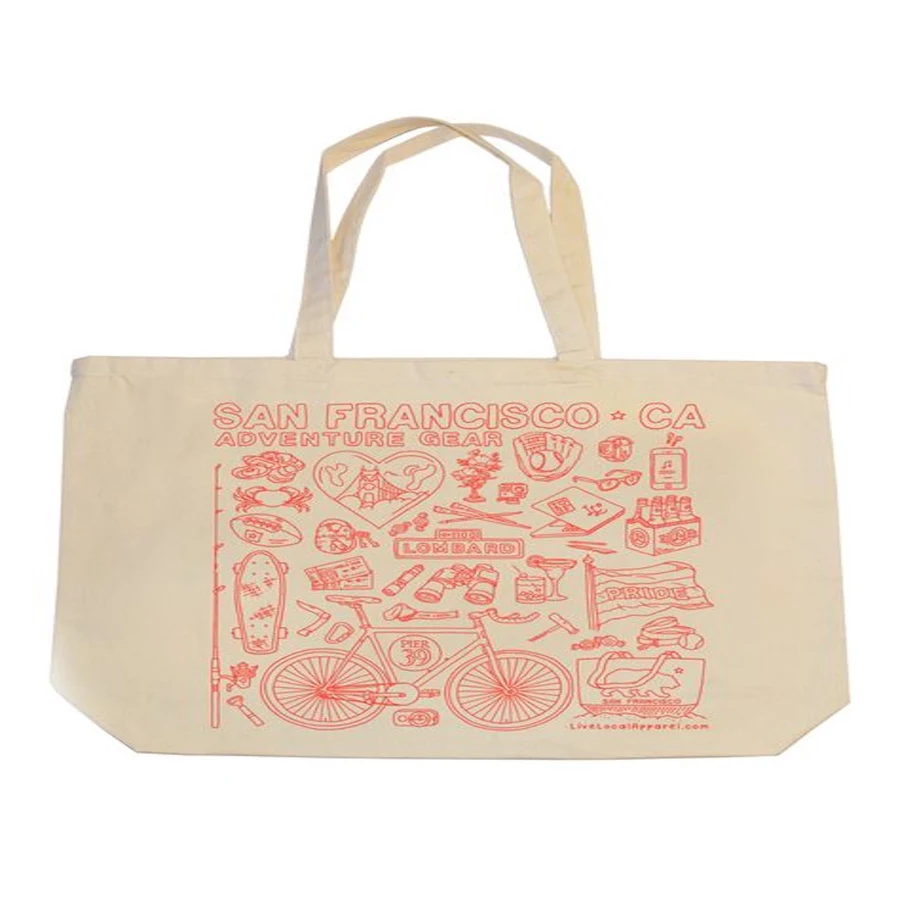 12 oz Cotton Canvas Tote Bag -17" x 13" 1