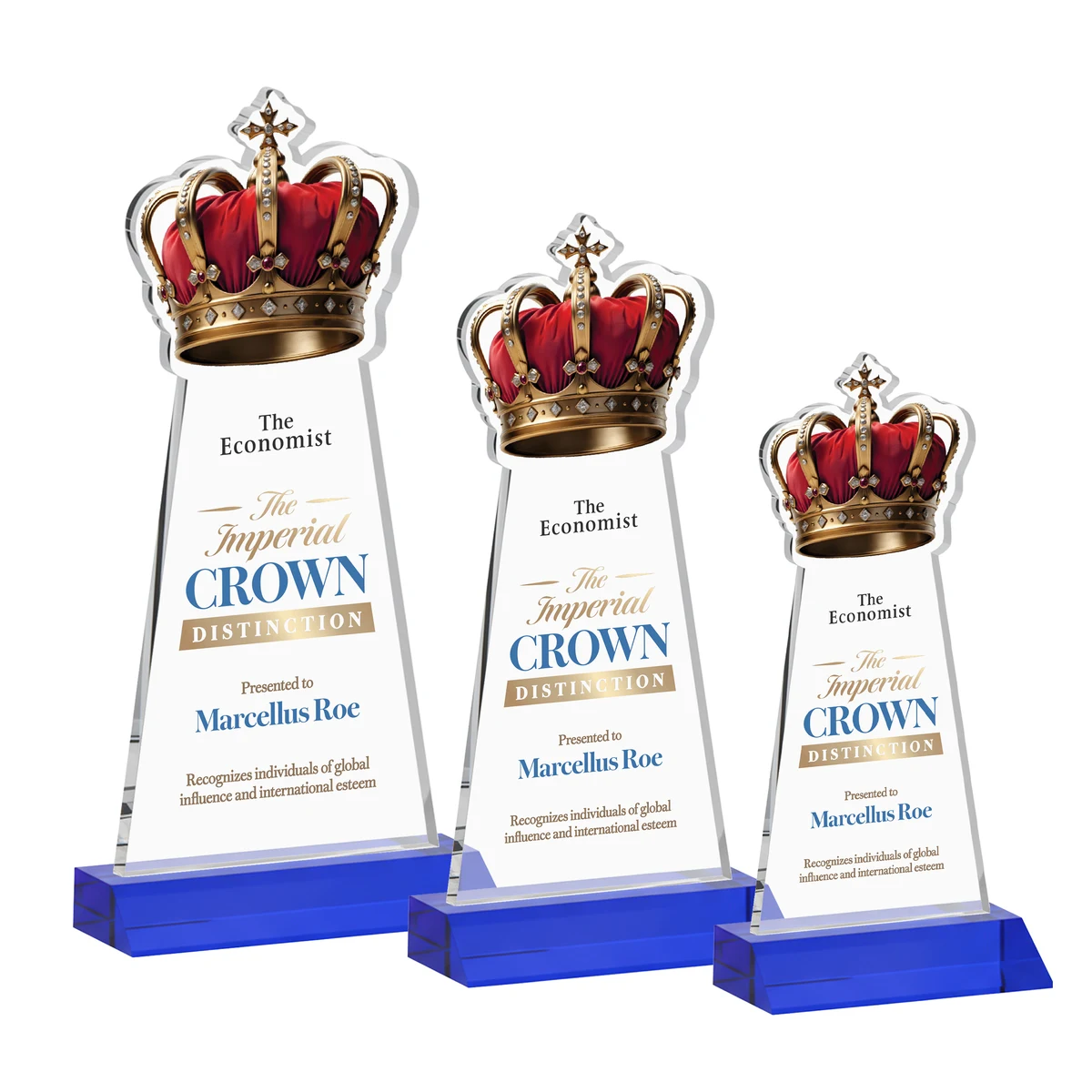 Crown VividPrint™ Award - Blue 1
