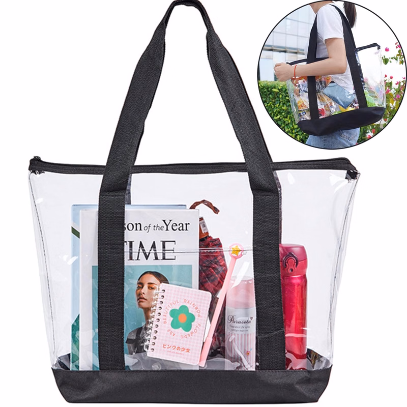 Clear Tote Bag For Beach, Stadium
