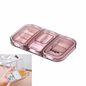 Pill Box With Medicine Cutting Device