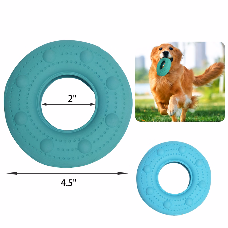 Safe Rubber Donut Pet Toy