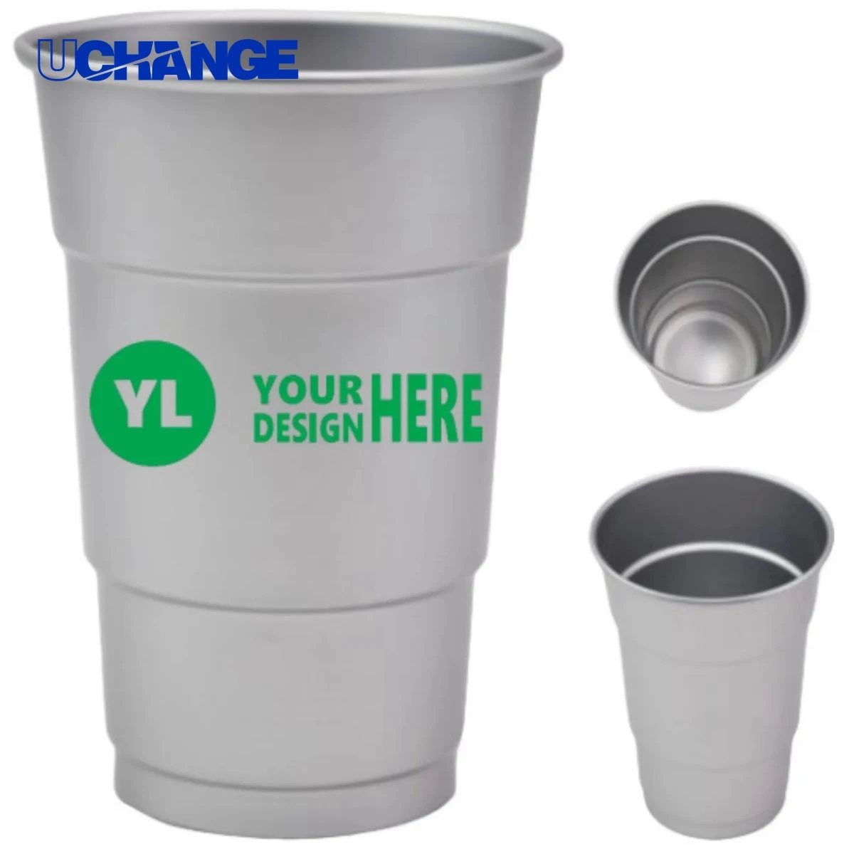 16 oz Aluminum Reusable Stadium Cup Drinkware for Events 1