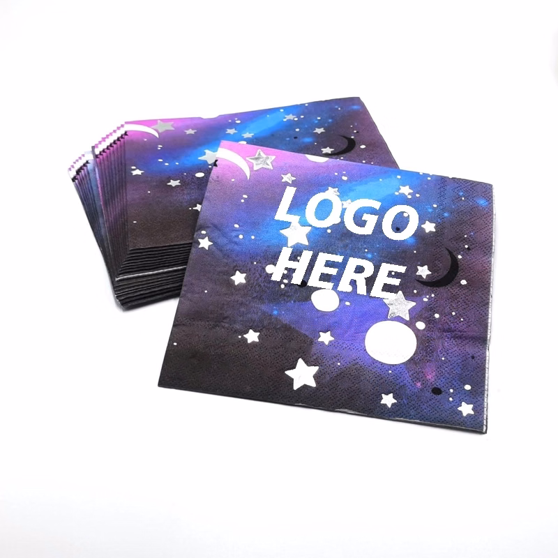 Custom Starry Night Luncheon Napkins