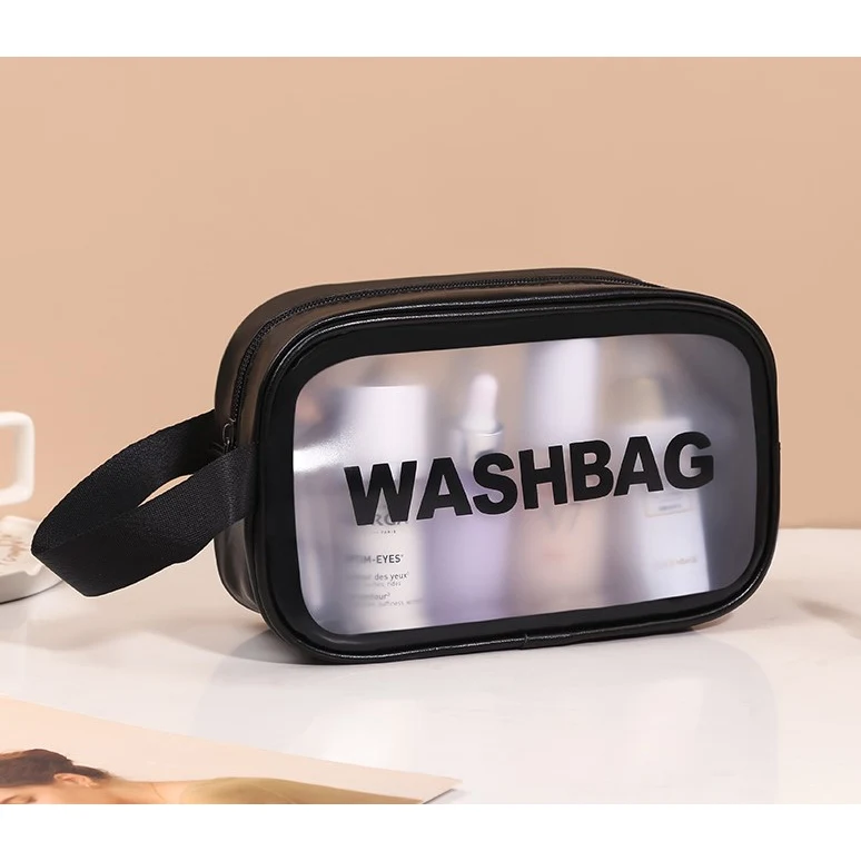 Frosted PVC Zippered Travel Pouches(S) 1